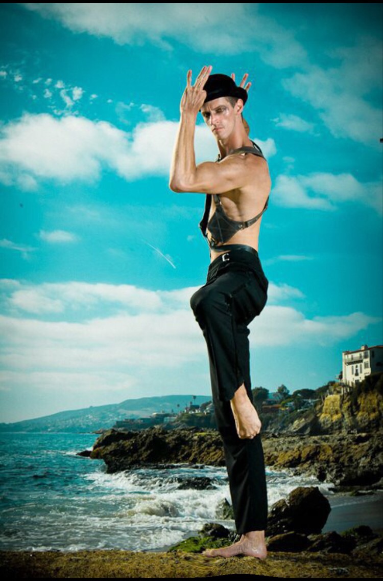 Male model photo shoot of Dapper D in Laguna Beach