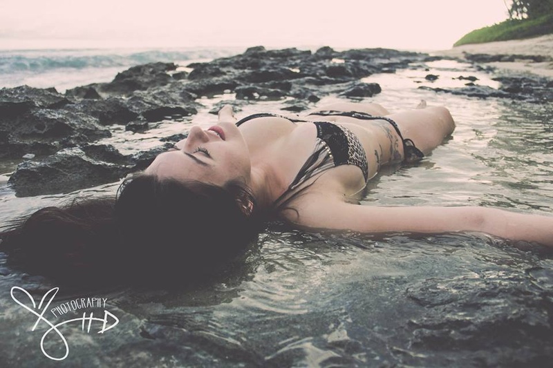 Female model photo shoot of makanamai by nickisilvaphoto in Ewa Beach, HI