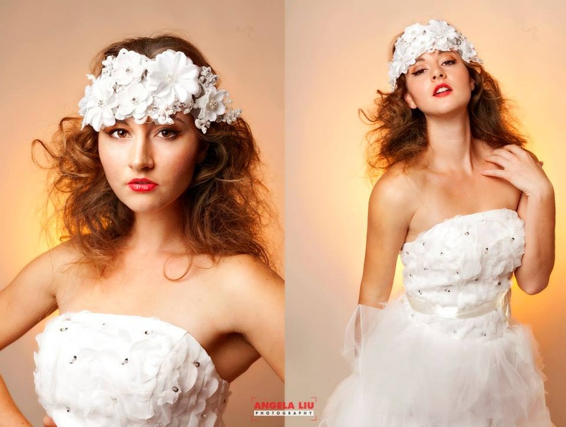 Female model photo shoot of KarineL Maquillage by Angela Liu Photography