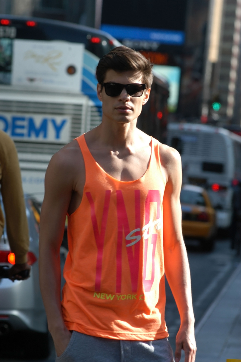 Male model photo shoot of John A Gaspar in NYC