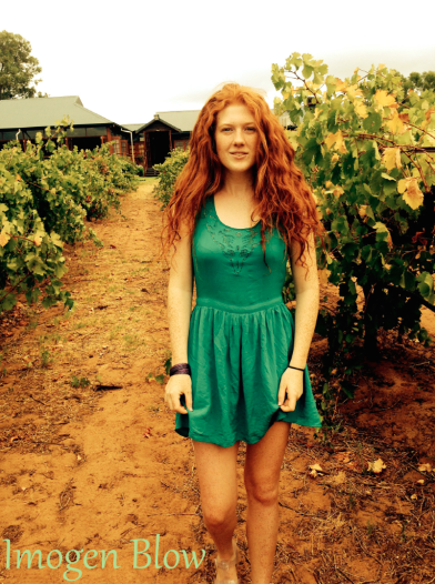 Female model photo shoot of ImogenBlow in Black Swan Winery