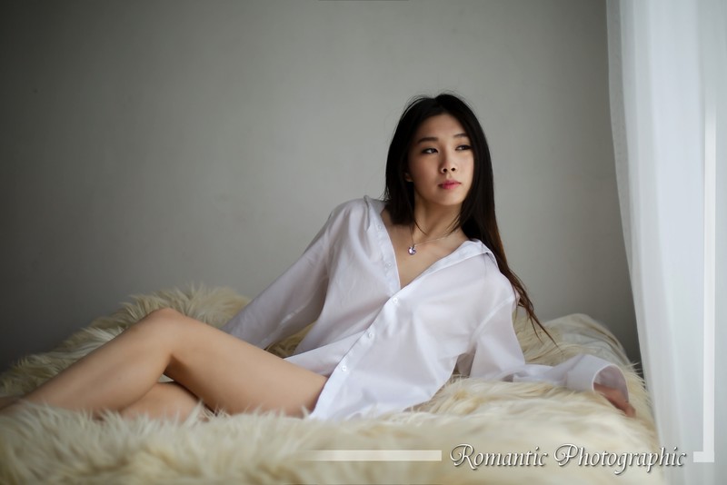 Female model photo shoot of Yolanda Jin by Romantic Photographic