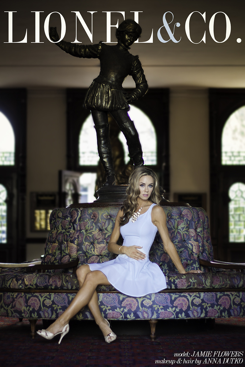 Female model photo shoot of jamieflowers by LionelCo Photography in Plant Hall- University of Tampa