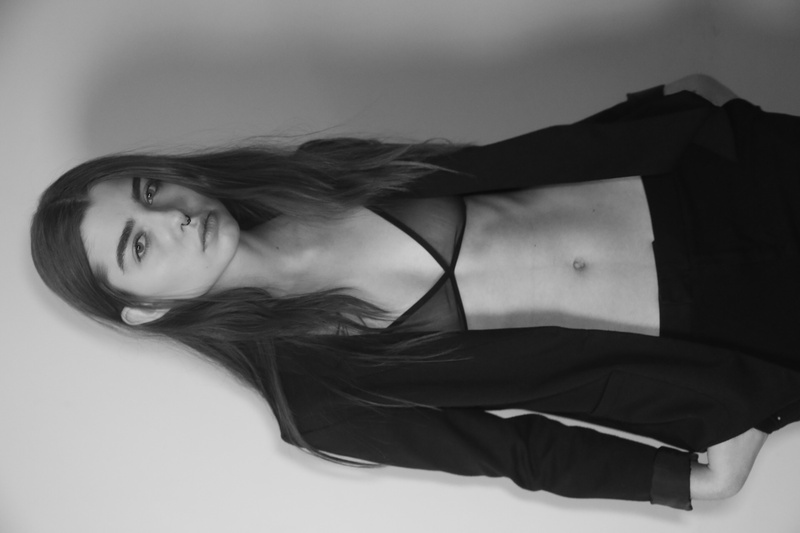 Female model photo shoot of HunterHallModel in NYC