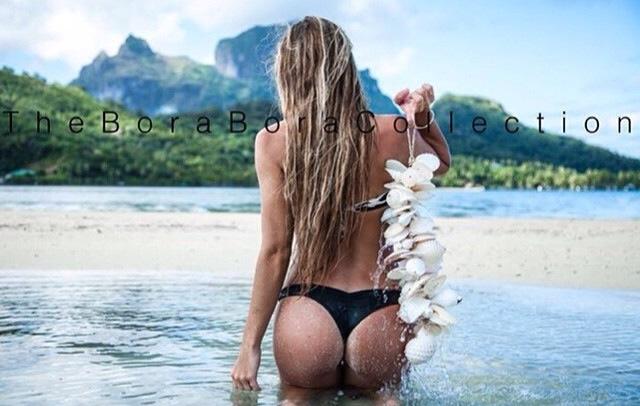 Female model photo shoot of Durgeat Charlotte in Bora Bora
