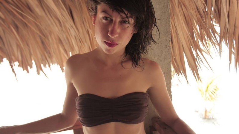Female model photo shoot of Sol Canto in Boca del Cielo, Chis., Mx.