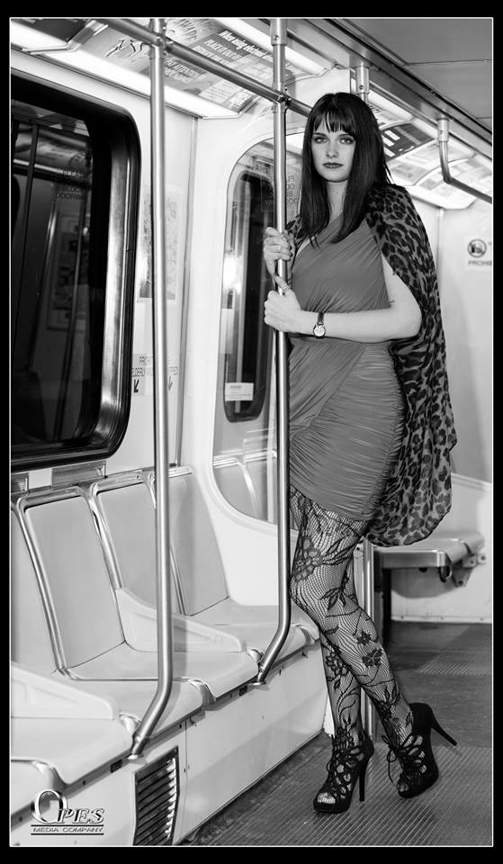 Female model photo shoot of Beccastan by Erik G in People Mover