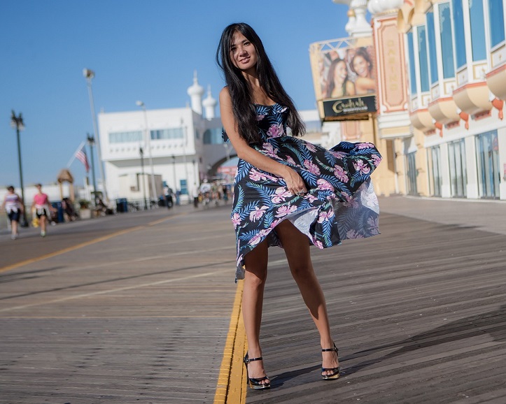 Female model photo shoot of EMT in Atlantic City