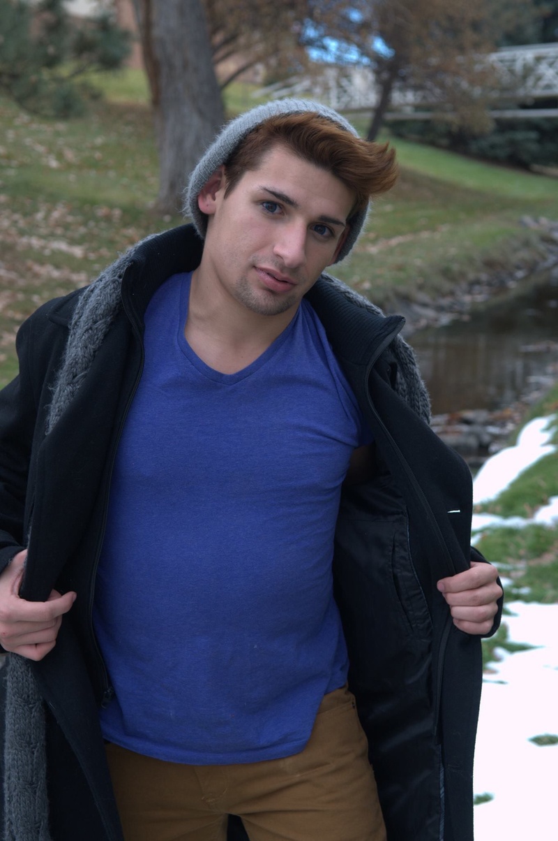 Male model photo shoot of Devin Quinn  in Denver Colorado
