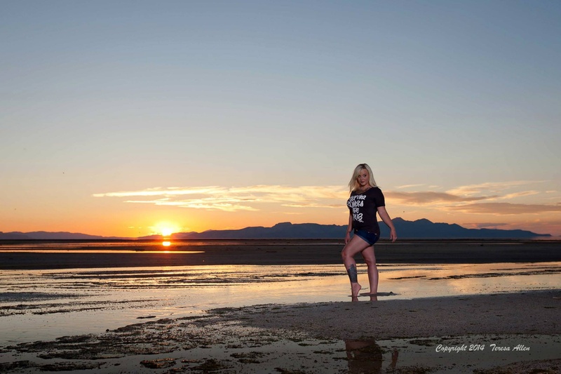 Female model photo shoot of NVMDM in Salt Air, Utah