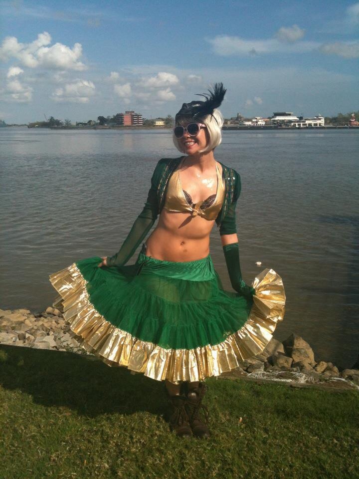 Female model photo shoot of AlexNotMac in New Orleans Riverwalk