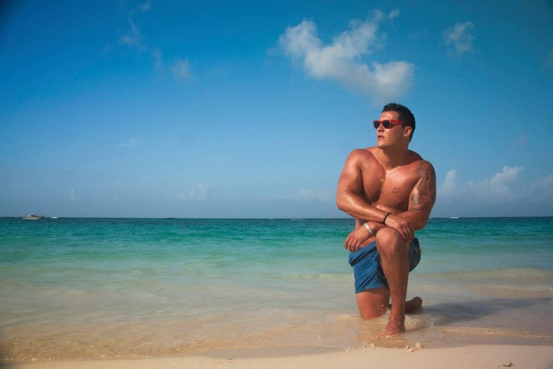Male model photo shoot of Landon Jones IV in Punta Cana, Dominican Republic