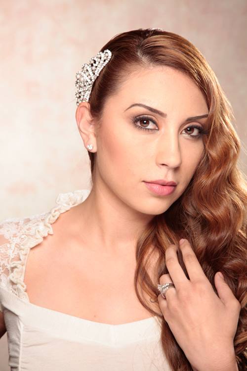 Female model photo shoot of Makeup by Hazel Alcay