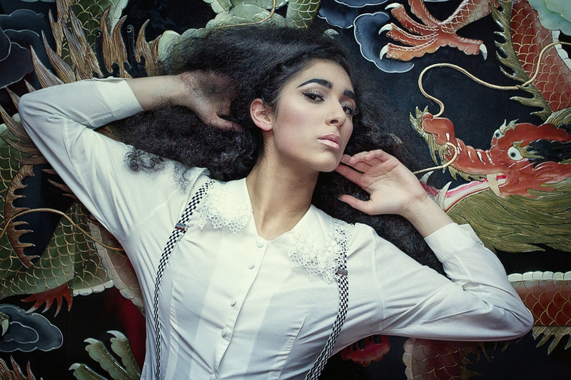 Female model photo shoot of Nina Shahroozi in Edinburgh