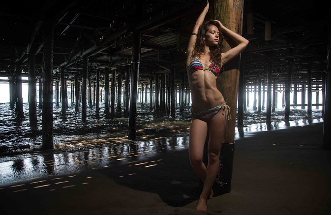 Female model photo shoot of Eve Modens in Santa Monica
