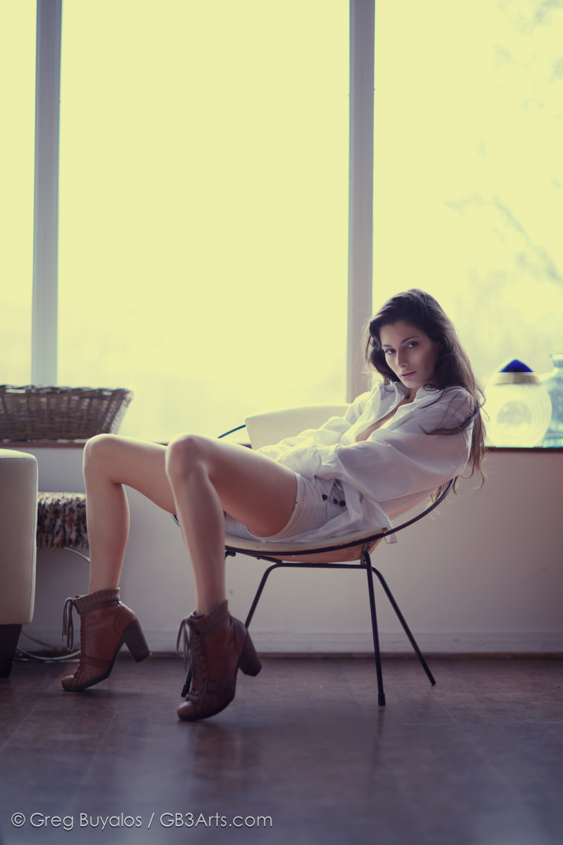 Female model photo shoot of Katya Zvantseva main by Greg Buyalos GB3Arts