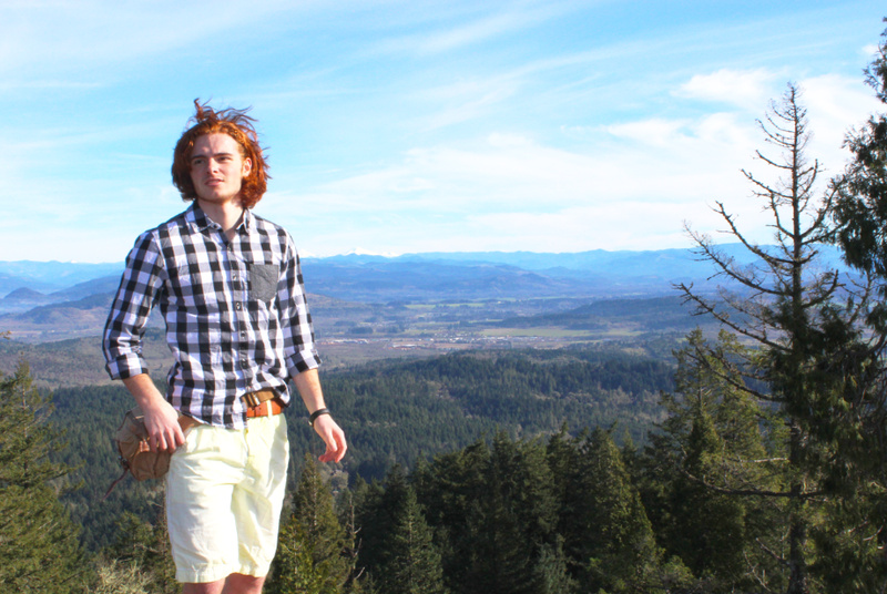Male model photo shoot of Austin J Crider in Spencers Butte, Eugene OR