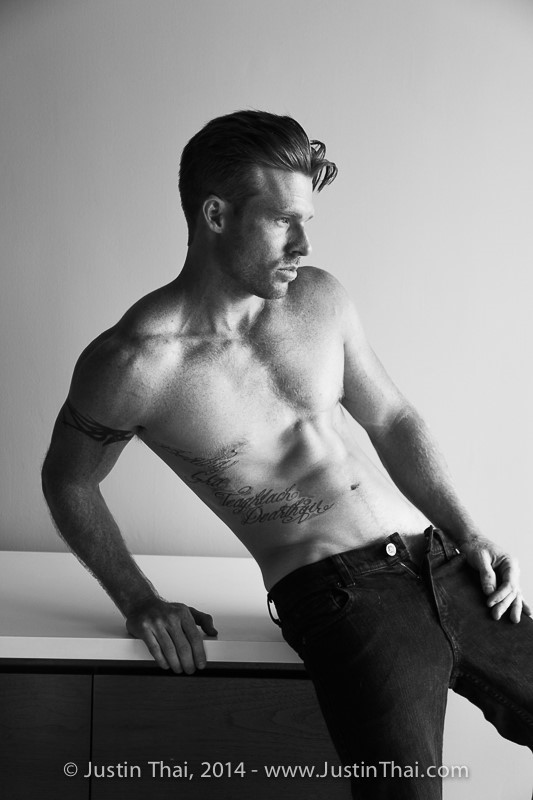 Male model photo shoot of Ryan White by Justin Thai in Hollywood