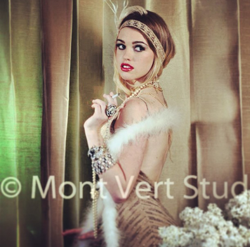 Female model photo shoot of Cara Mary by Mont Vert Studio in Mont Vert Studios, makeup by Mont Vert Design