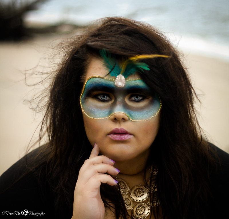 Female model photo shoot of desireereneetheartist in Jacksonville fl Beach