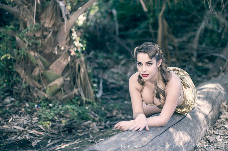 Female model photo shoot of Eiraina Ladell by Fashionfotografy in Balboa Park