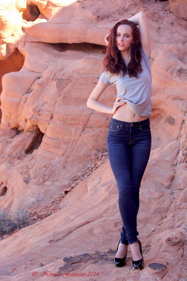 Female model photo shoot of SageBell in Las Vegas