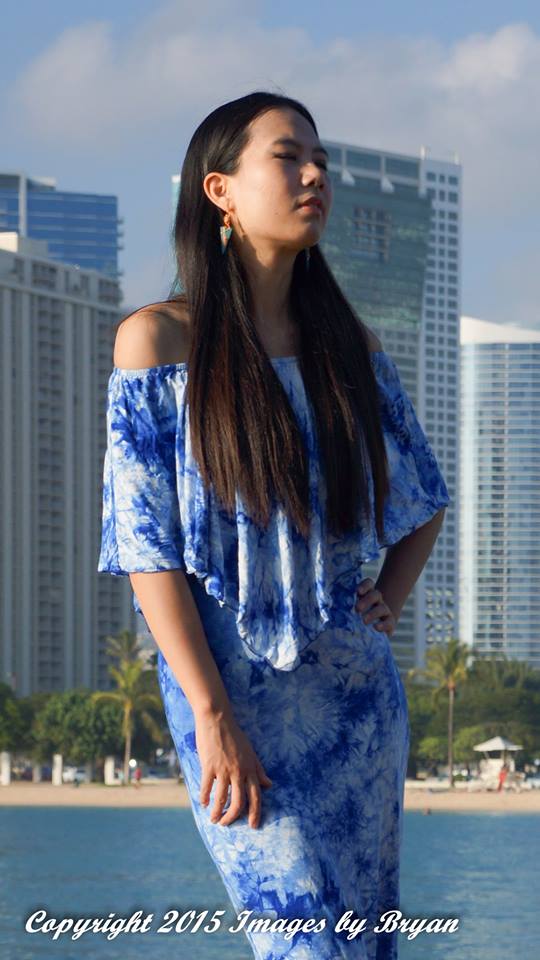 Male and Female model photo shoot of Images by Bryan and Lillian_Zhang in Ala Moana Beach Park