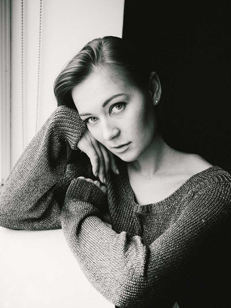 Female model photo shoot of Marina Abramova in Studio N, Seattle