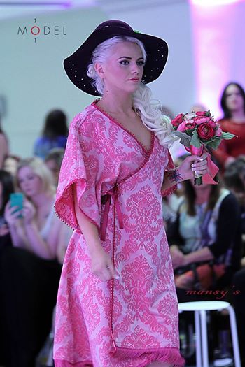 Female model photo shoot of Dora Bauer in Liverpool Fashion Week 2013