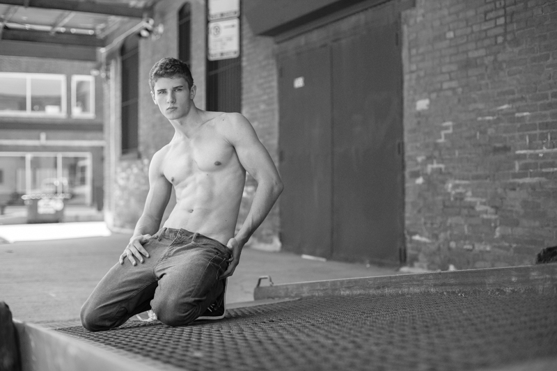 Male model photo shoot of GreenAtticStudios in Fulton Market, Chicago, IL