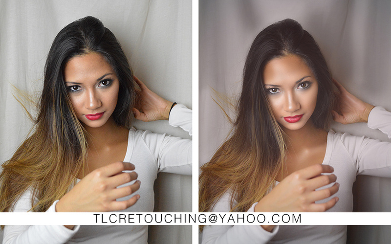 Female model photo shoot of TLC Retouching