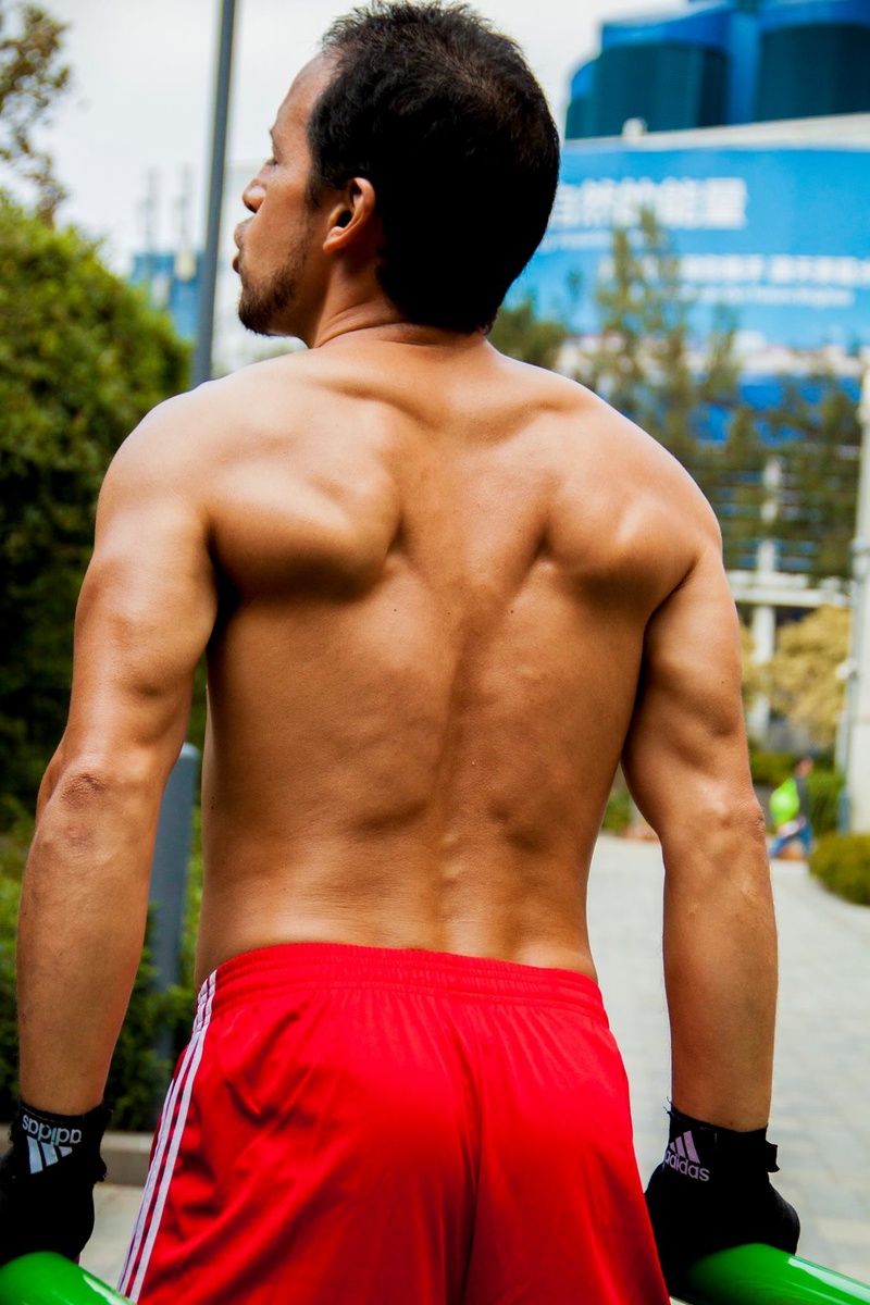 Male model photo shoot of Model Fitness Trainer