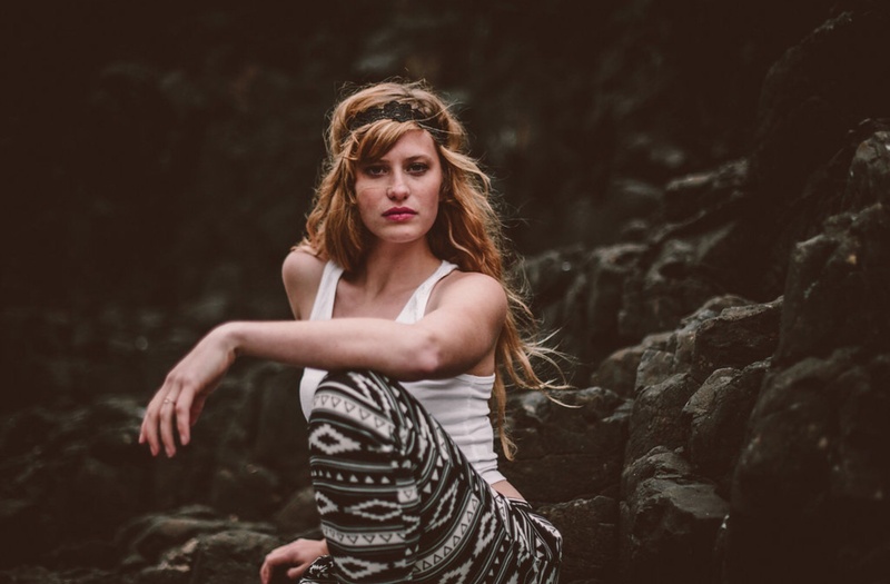 Female model photo shoot of MadelineWebb in Seal Rock Oregon