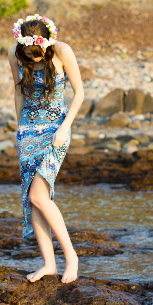 Female model photo shoot of Mieka Black in Marino Rocks, South Australia