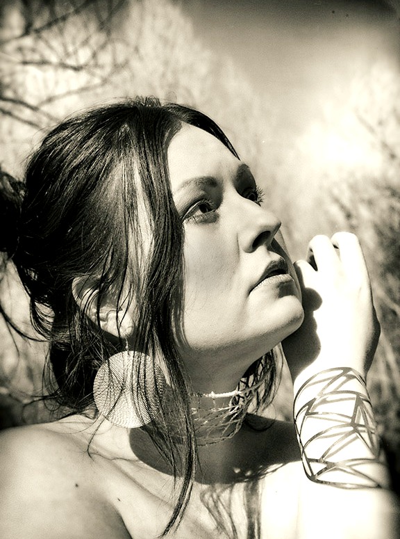 Female model photo shoot of Sasanna by JamesDavid
