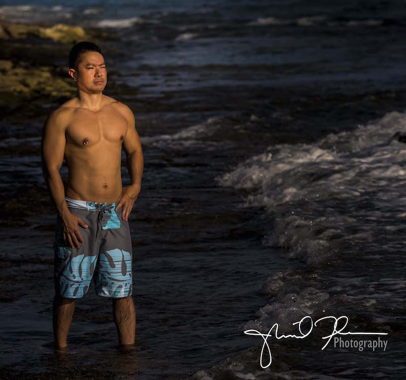 Male model photo shoot of Michael Olman Photography in Honolulu, Hawaii