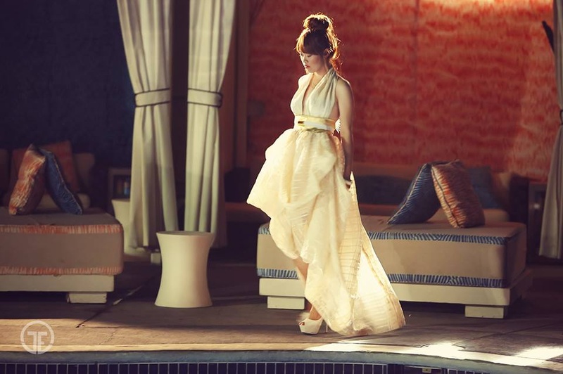 Female model photo shoot of Aria Yang in W Hotel