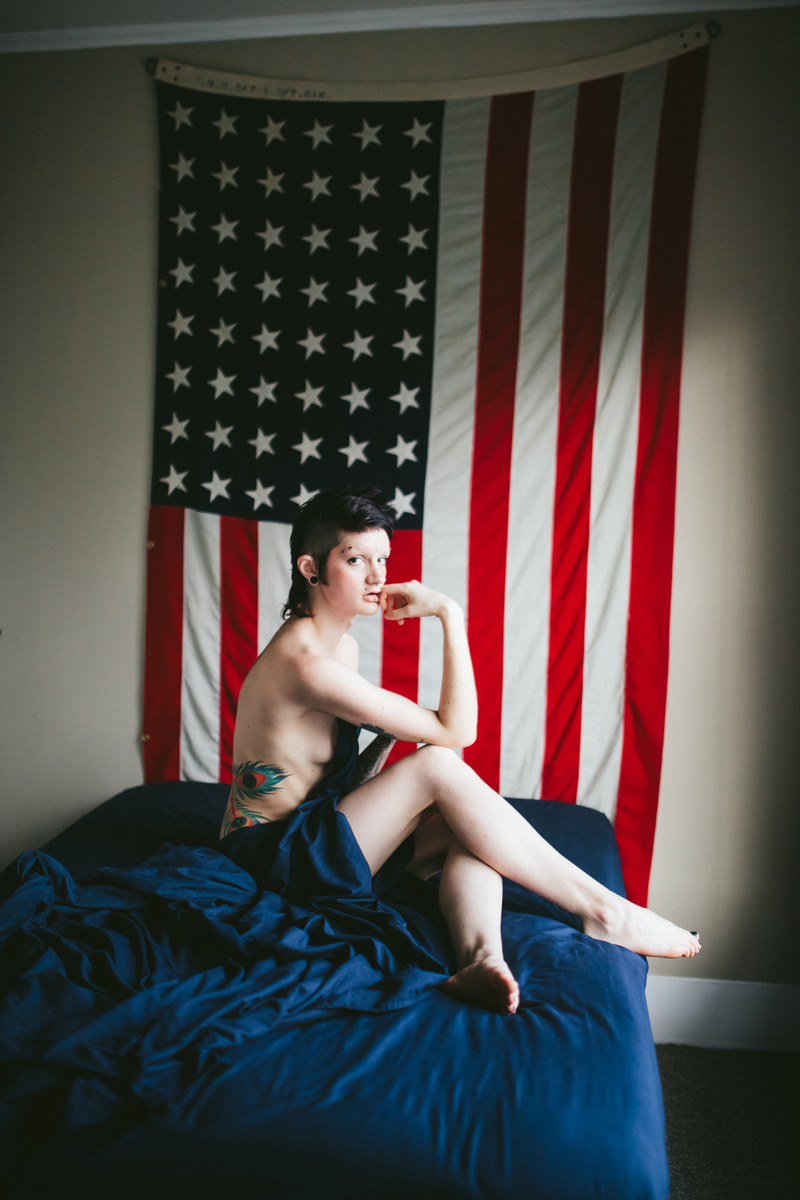 Female model photo shoot of Myrkur in Seattle, WA