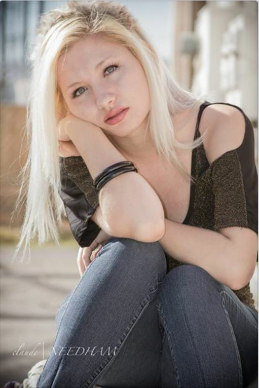 Female model photo shoot of Asiah Pierce in Vegas alleys