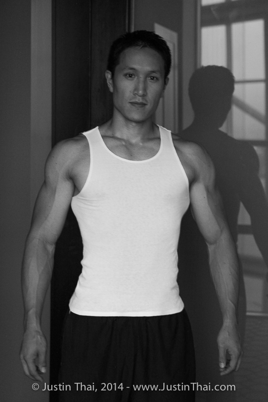 Male model photo shoot of fit_mikey by Justin Thai in Anaheim, CA