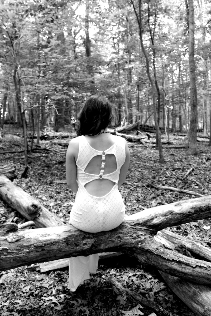 Female model photo shoot of Chachi210 in Woods