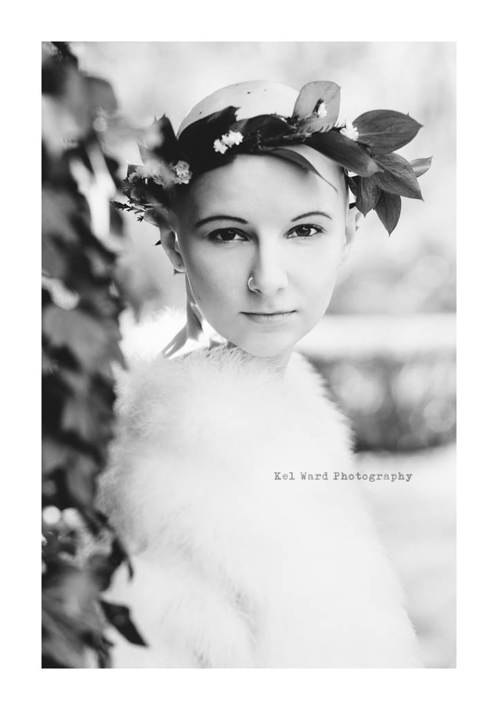 Female model photo shoot of AlopeciaPixie by Kel Ward Photography in Salem, OR