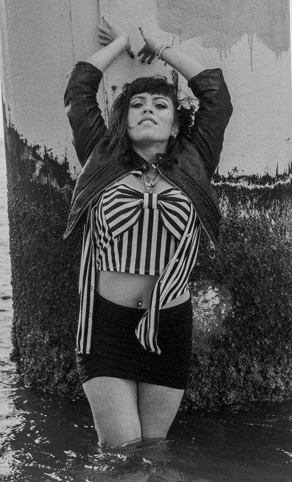 Female model photo shoot of tinycarlie in Shore Drive Virginia Beach