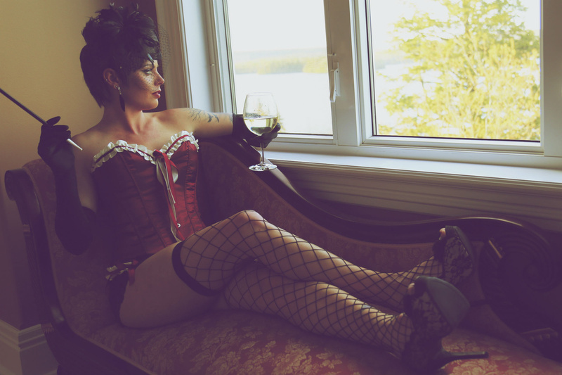 Female model photo shoot of Velvet Bourbon in Halifax