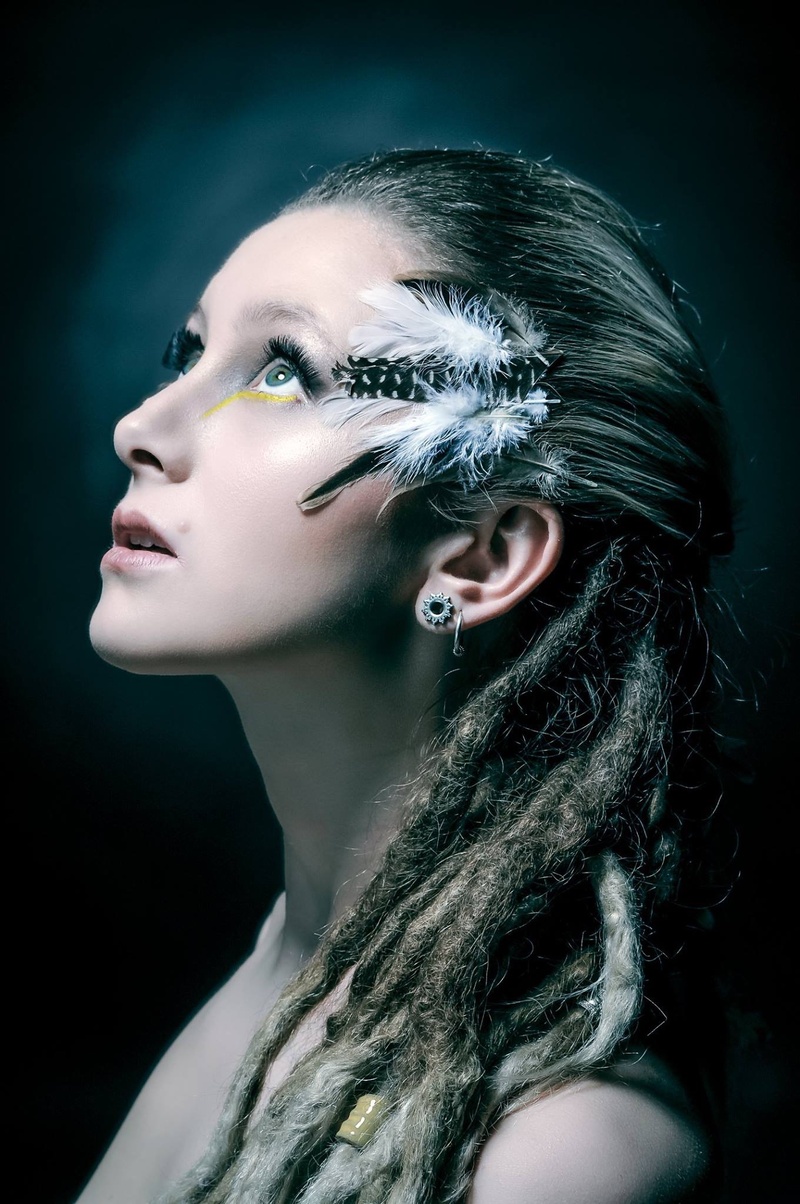 Female model photo shoot of Elderflower Moon