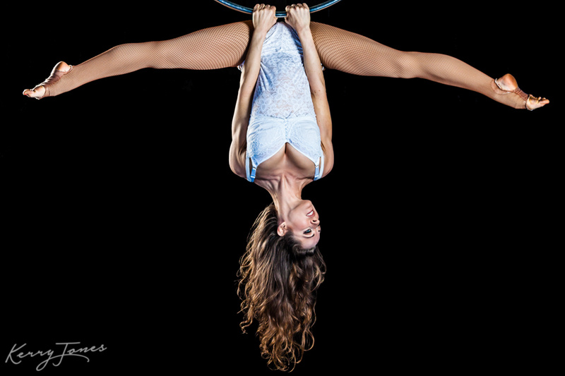 Female model photo shoot of kristimonson by Kerry Jones in Hollywood Aerial Arts Inglewood, CA