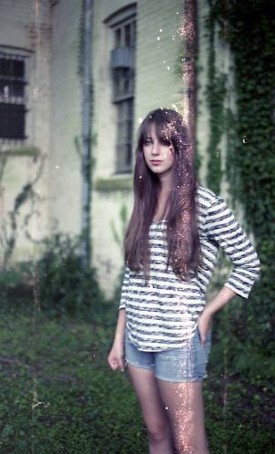 Female model photo shoot of Ruby Blue in Bull Street Asylum Columbia, SC