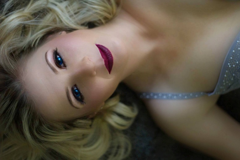 Female model photo shoot of Blush Beauty