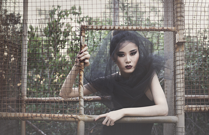 Female model photo shoot of Iris Kim Photography in LA, makeup by Jessie Valencia