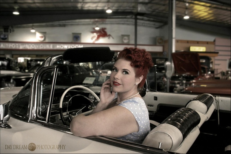 Female model photo shoot of Pinup Donna Rouge